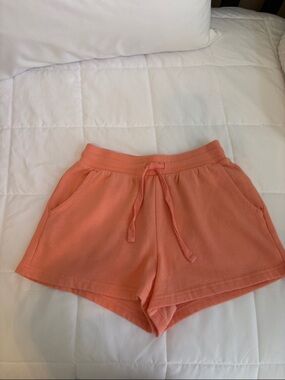 Colsie Coral Drawstring Athletic Shorts